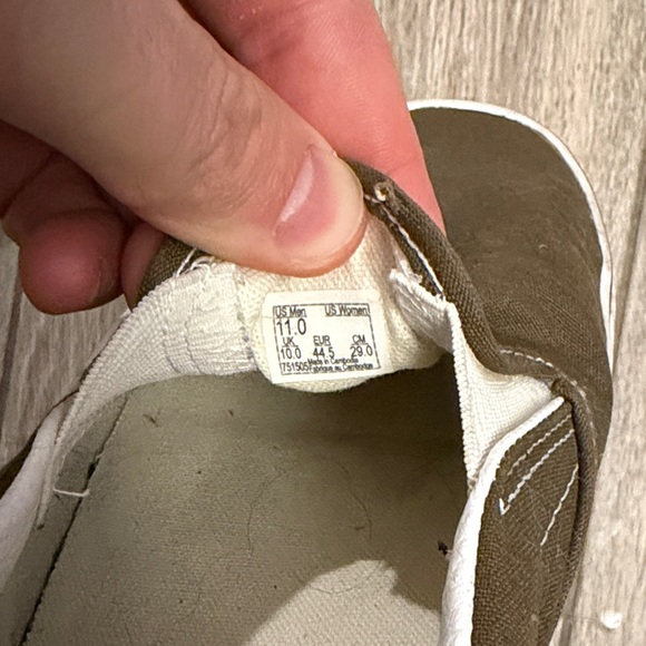 Vans Men's Classic Brown Slip-On Sneakers - Picture 3 of 4